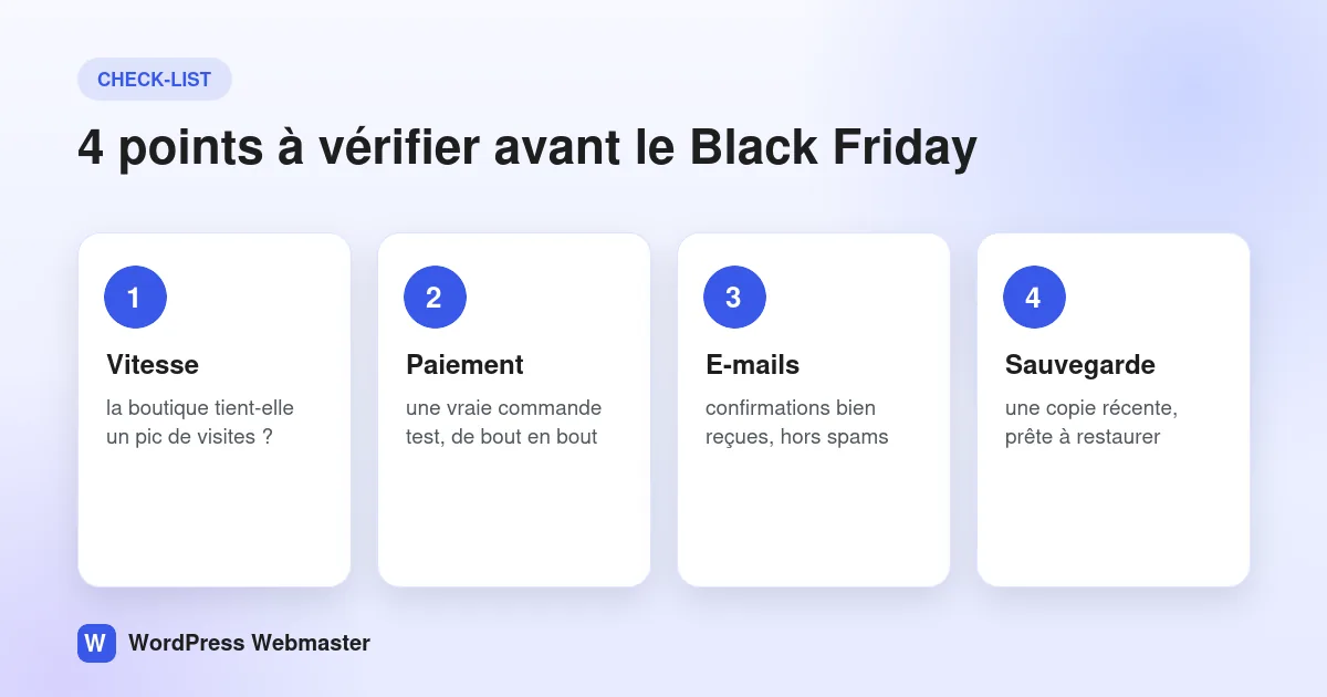 Check-list en 4 points pour préparer une boutique WooCommerce au Black Friday