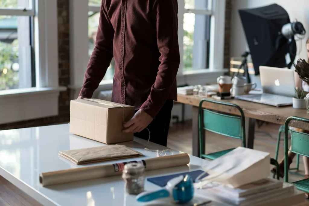 Préparation d'une commande e-commerce
